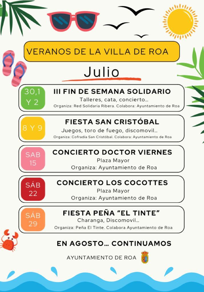 VERANOS DE LA VILLA DE ROA- JULIO