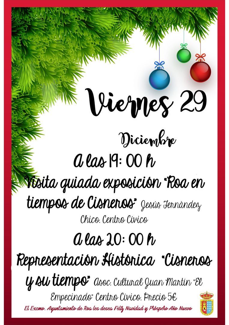 ACTIVIDADES CULTURALES Y DEPORTIVAS EN NAVIDAD