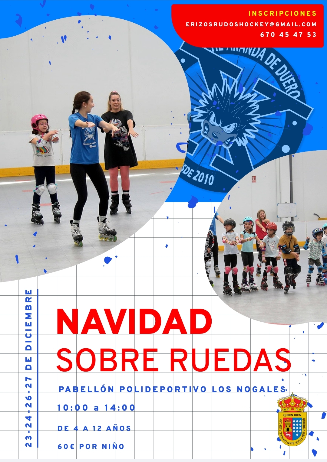 Cartel Navidad sobre Ruedas