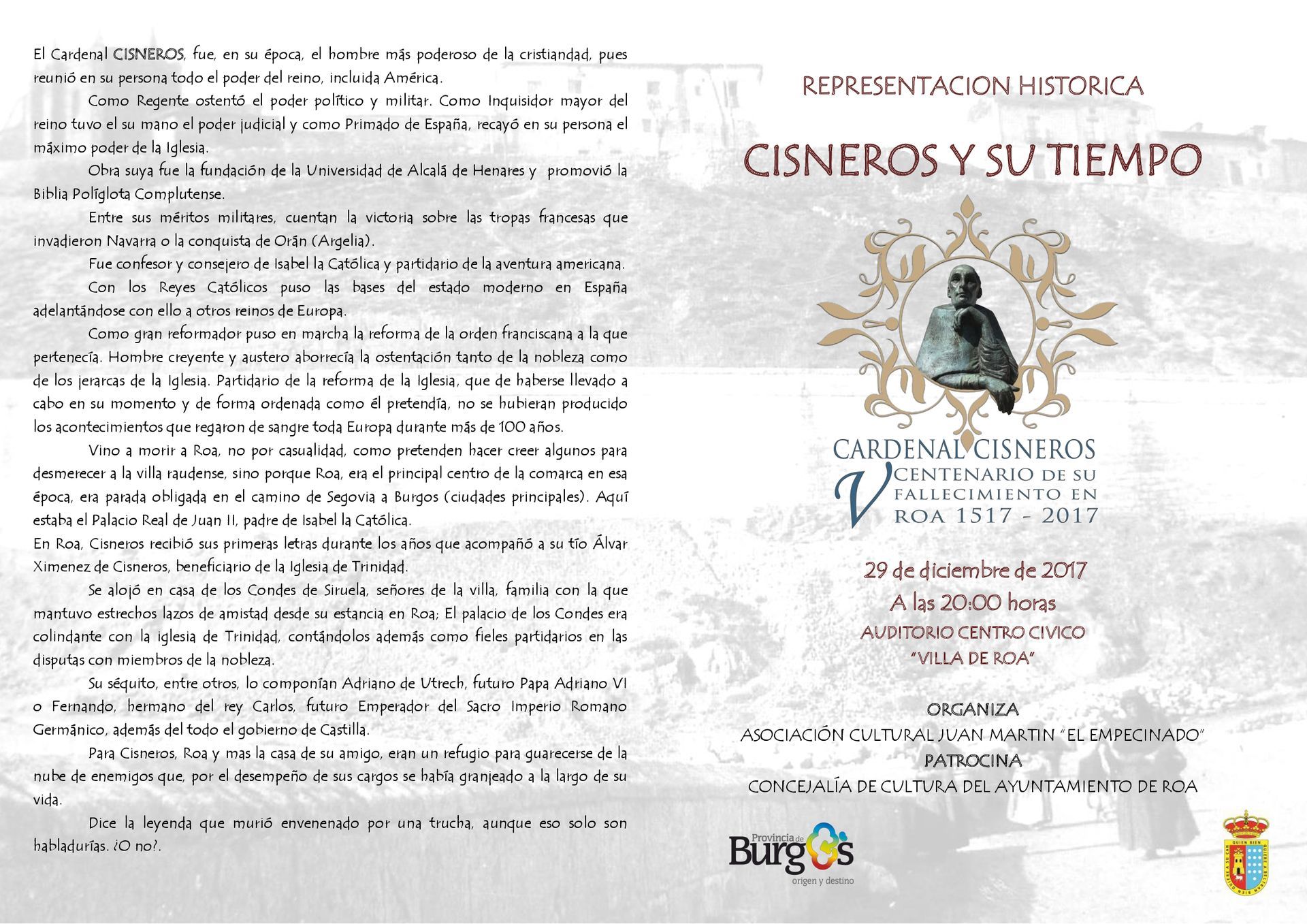 CLAUSURA DE LAS JORNADAS CISNERIANAS